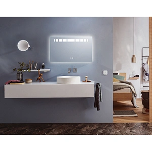 Mosmile Wall Frameless LED Light Rectangle Bathroom Mirror